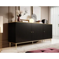 Lipasto GLAMOUR, musta/kulta (9635)