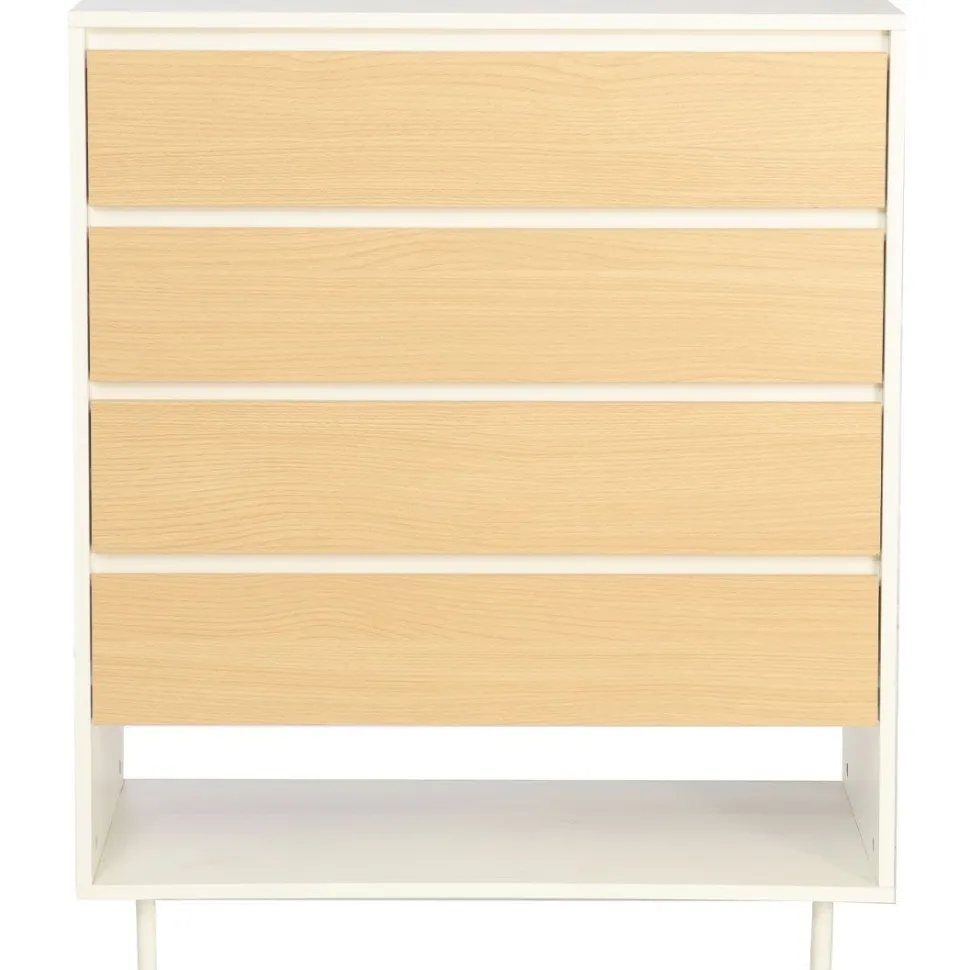 Lipasto Home4You HERTA 80x40xK97 cm, valkoinen