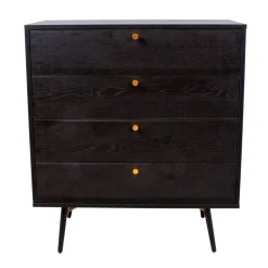 Lipasto Home4You Luxemburg 80x40x90cm, musta
