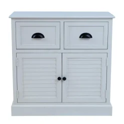 Lipasto Home4You Meldon 75x33x75cm, valkoinen