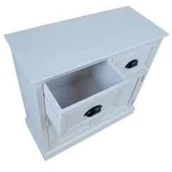 Lipasto Home4You Meldon 75x33x75cm, valkoinen
