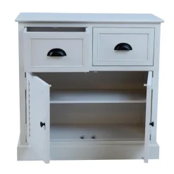 Lipasto Home4You Meldon 75x33x75cm, valkoinen