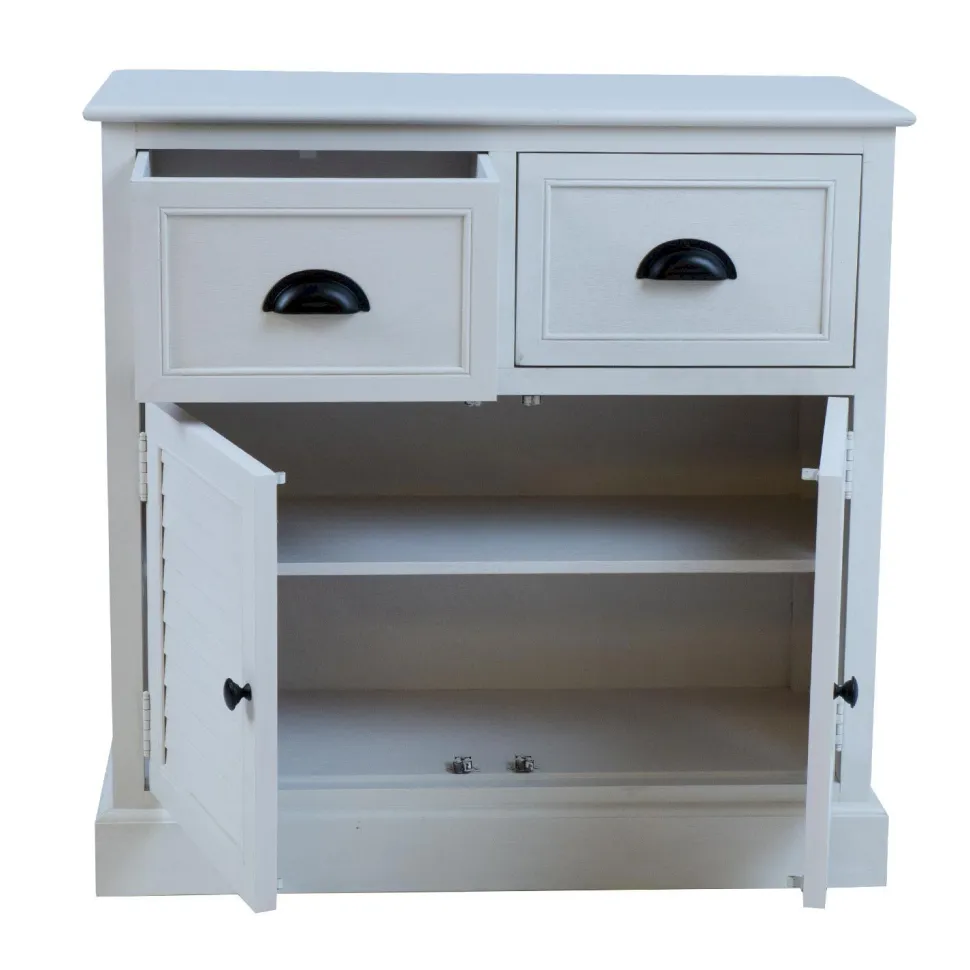 Lipasto Home4You Meldon 75x33x75cm, valkoinen