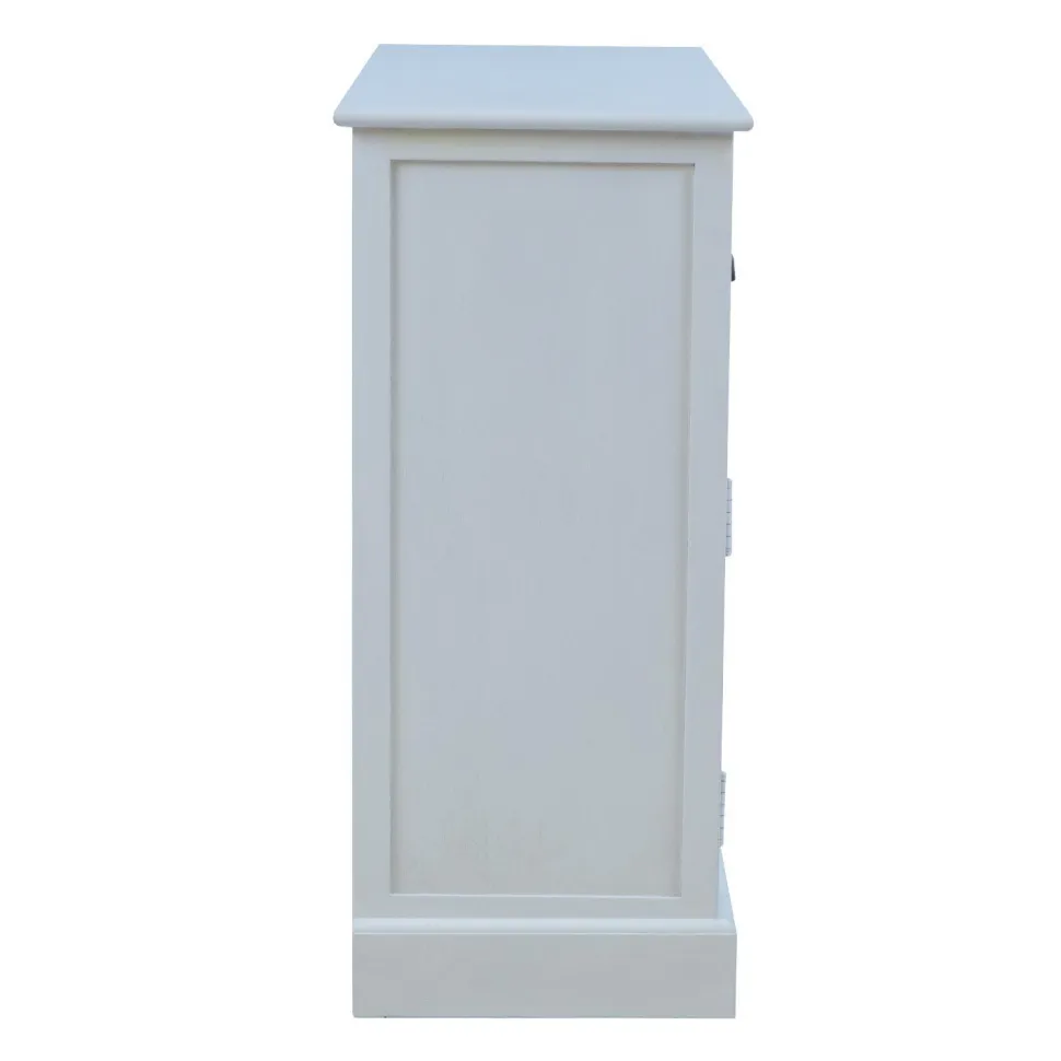 Lipasto Home4You Meldon 75x33x75cm, valkoinen