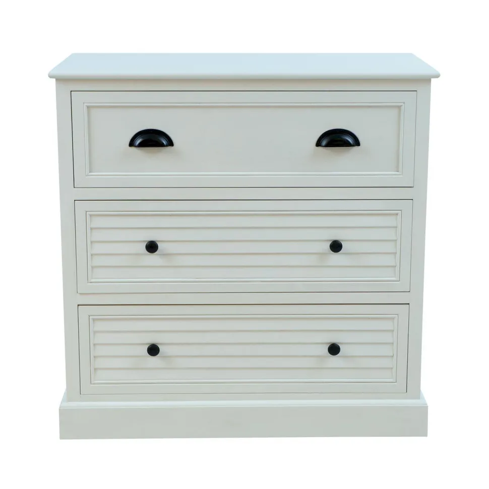 Lipasto Home4You Meldon 80x35x80cm, valkoinen