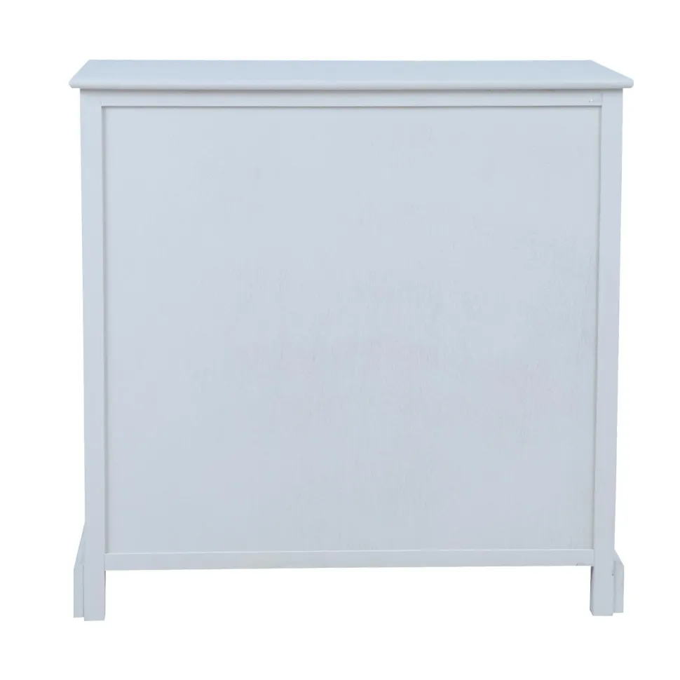 Lipasto Home4You Meldon 80x35x80cm, valkoinen