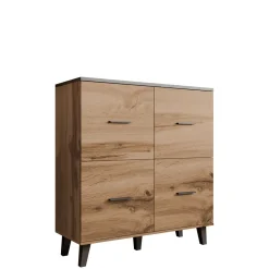Lipasto LOTTA II 110 4D, beige/musta (2612)