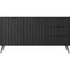 Lipasto Nomla 2D3S LANTE, 82x164cm, musta