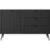 Lipasto Nomla 1D3S LANTE, 82x138cm, musta