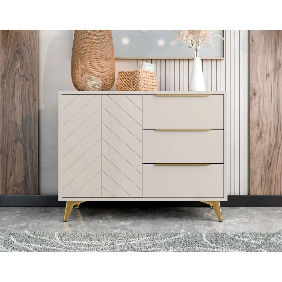 Lipasto Nomla 1D3SZ XYLIX, 100cm, beige