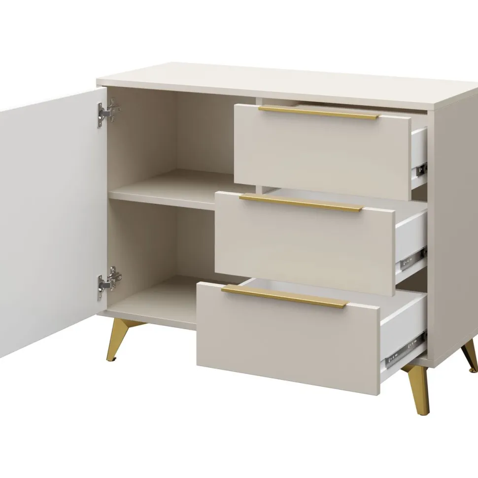 Lipasto Nomla 1D3SZ XYLIX, 100cm, beige