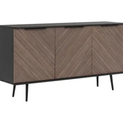 Lipasto Nomla K3D PINELLI PN01, 80x150cm, musta/ruskea