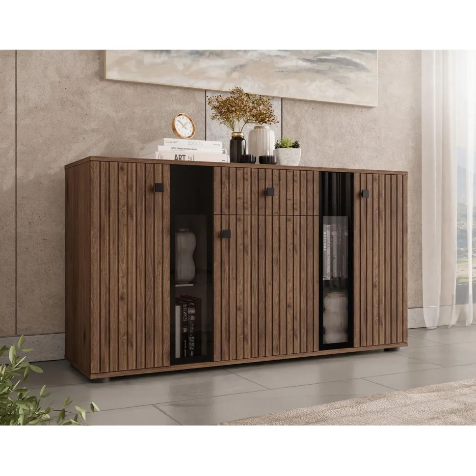 Lipasto Nomla SALSA MDF, 80x141cm, ruskea