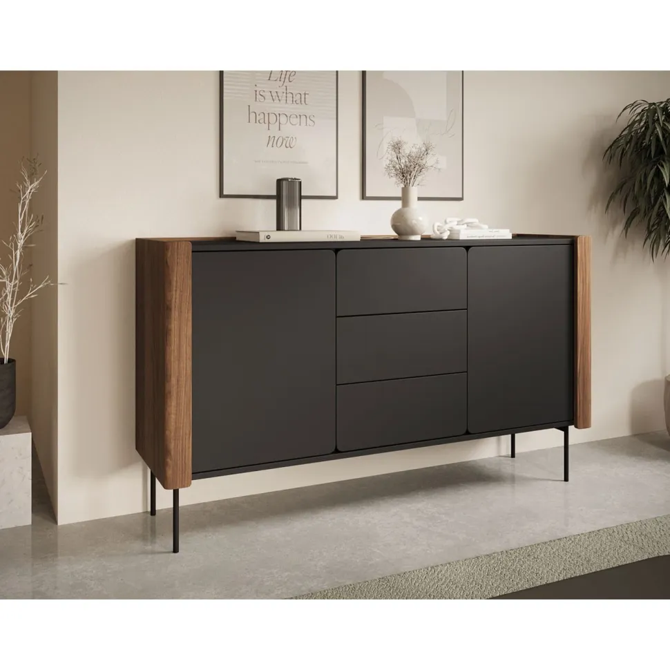 Lipasto Nomla WRAP KSZ141, 83x142cm, musta/ruskea