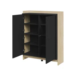 Lipasto PORTO 100 4D, beige/musta (6190)