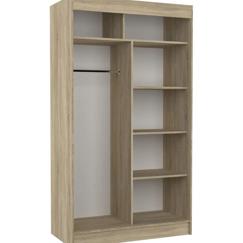 Liukuovikaappi ADKR Gilton 120, valkoinen