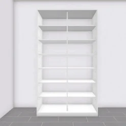 Liukuovikaappi Nettiovi 110-155cm, hyllyillä, mittojen mukaan, eri värejä
