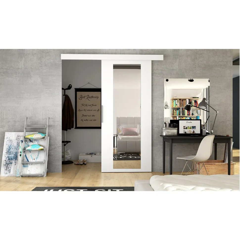 Liukuovi LEO IV + itsesulkeutuva mekanismi, beige (3602)