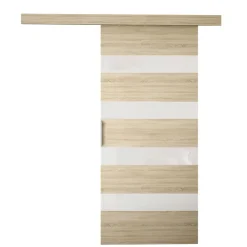 Liukuovi LEO V + itsesulkeutuva mekanismi, beige/musta (8799)