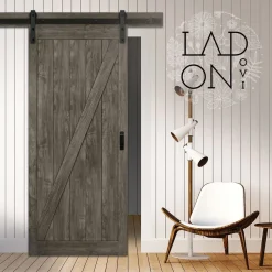 Liukuovi Mirror Line Ladon Ovi -valmispaketti 914 mm kaskisavu