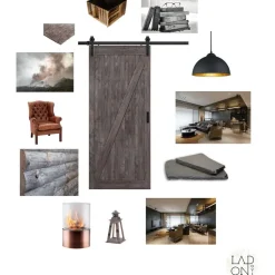 Liukuovi Mirror Line Ladon Ovi -valmispaketti 1067 mm kaskisavu