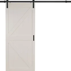 Liukuovi Mirror Line Ladon Ovi -valmispaketti 914 mm valkoinen