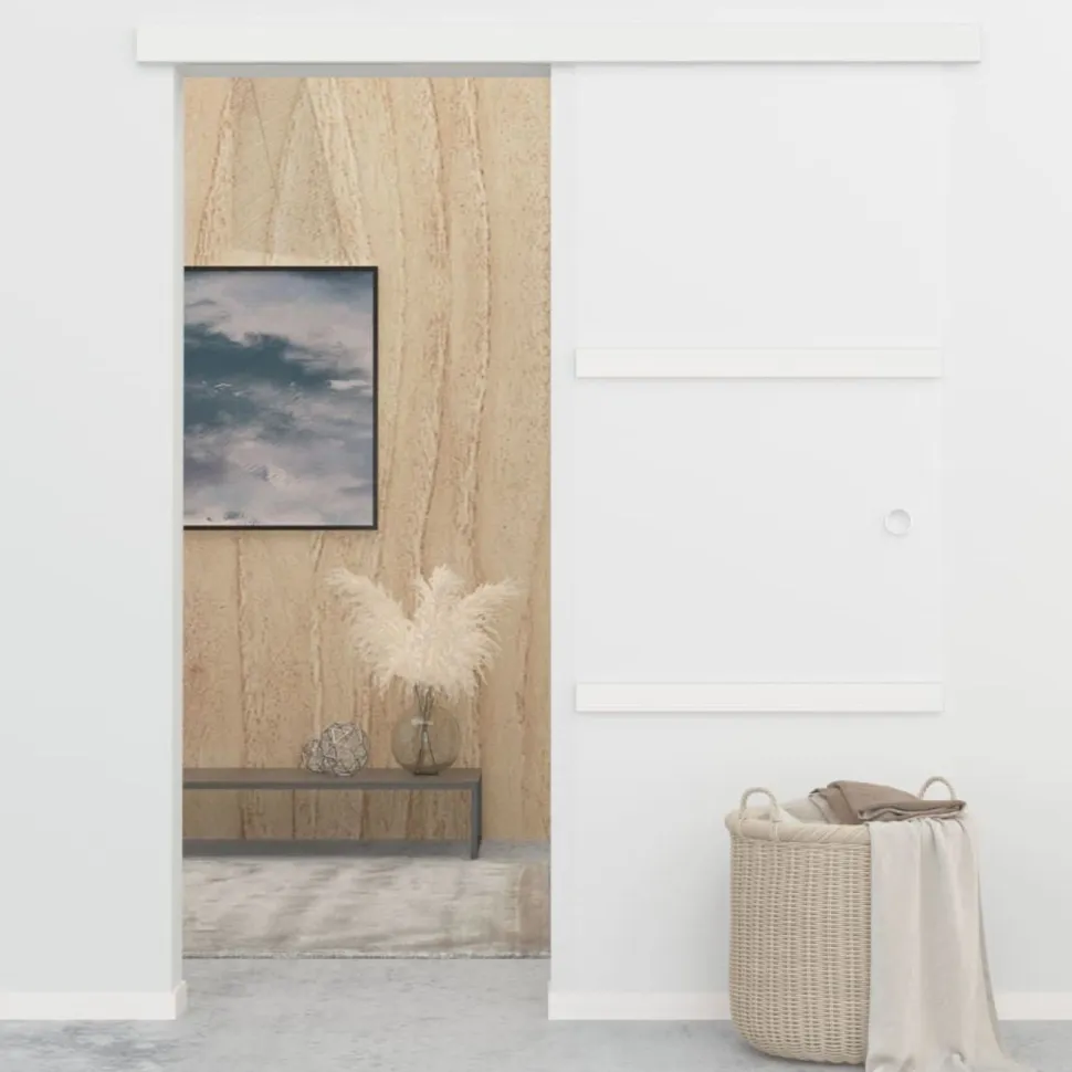 Liukuovi soft-stopeilla ESG-lasi ja alumiini 76x205 cm