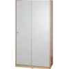 Liukuovivaatekaappi Linento Furniture Swd-431-Sb-2 94cm ruskea/valkoinen