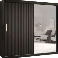 Liukuovivaatekaappi Nomla RIFLO SLIM 2 200, 200x200cm