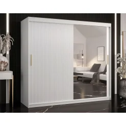 Liukuovivaatekaappi Nomla RIFLO SLIM 2 200, 200x200cm