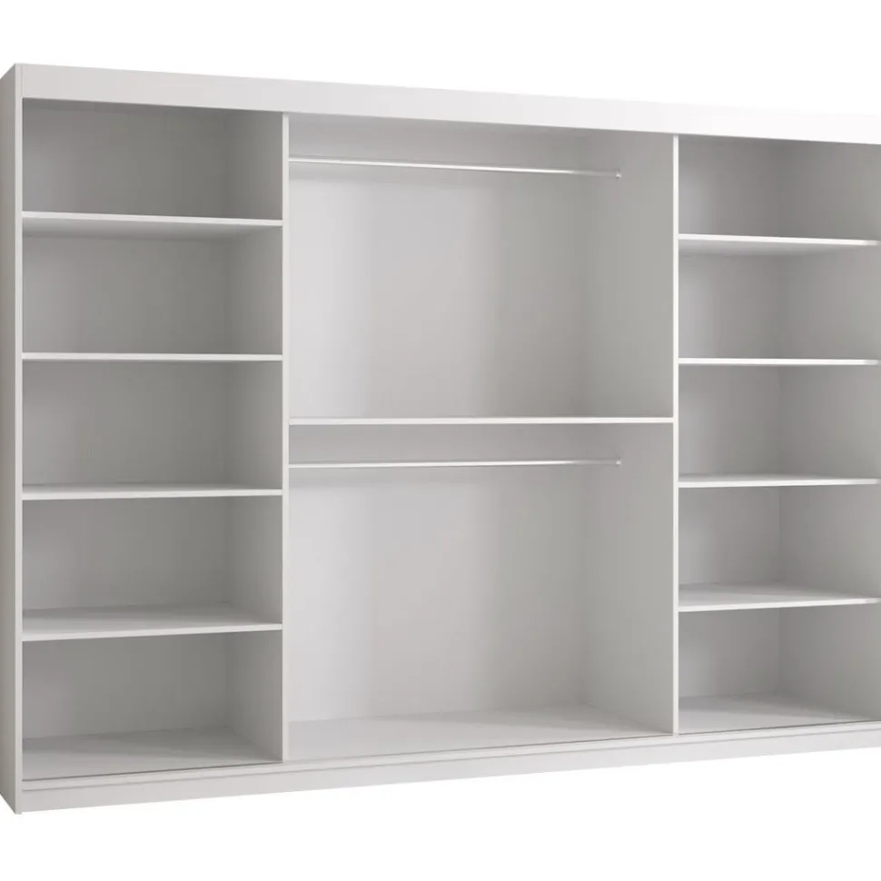 Liukuovivaatekaappi Nomla RIFLO SLIM 2 250, 250x200cm