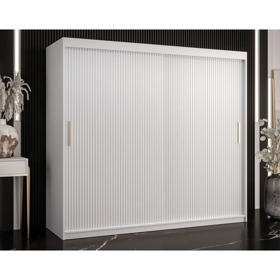 Liukuovivaatekaappi Nomla RIFLO SLIM 1 200, 200x200cm