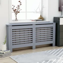 Lämpöpatterin suoja antrasiitti 172x19x81cm mdf