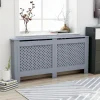 Lämpöpatterin suoja antrasiitti 172x19x81 cm mdf
