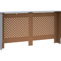 Lämpöpatterin suoja antrasiitti 152x19x81 cm mdf