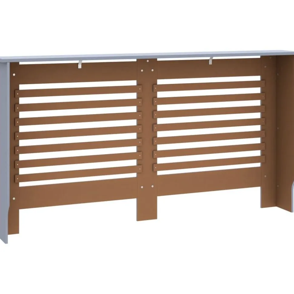 Lämpöpatterin suoja antrasiitti 152x19x81cm mdf