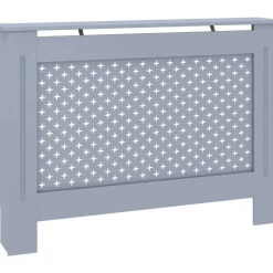 Lämpöpatterin suoja antrasiitti 112x19x81 cm mdf