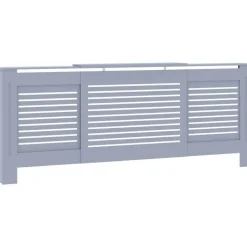 Lämpöpatterin suoja harmaa mdf 205 cm