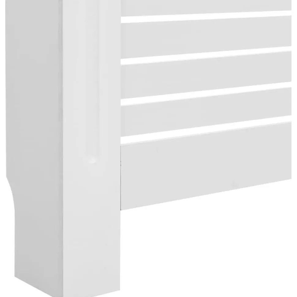 Lämpöpatterin suoja MDF 172x19x81.5 cm valkoinen
