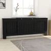 Lämpöpatterin suoja musta mdf 205 cm