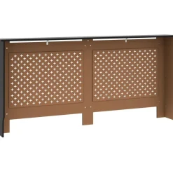 Lämpöpatterin suoja musta 172x19x81 cm mdf