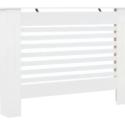 Lämpöpatterin suojat 2 kpl valkoinen 112x19x81,5 cm mdf