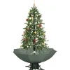 Lunta satava joulukuusi sateenvarjopohjalla, vihreä, 170cm