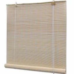 Luonnolliset bambu rullaverhot 2 kpl 120x160 cm