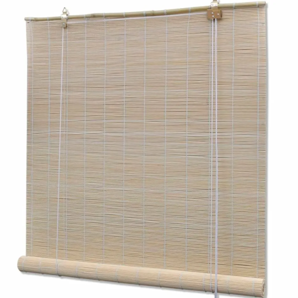 Luonnolliset bambu rullaverhot 2 kpl 120x160 cm