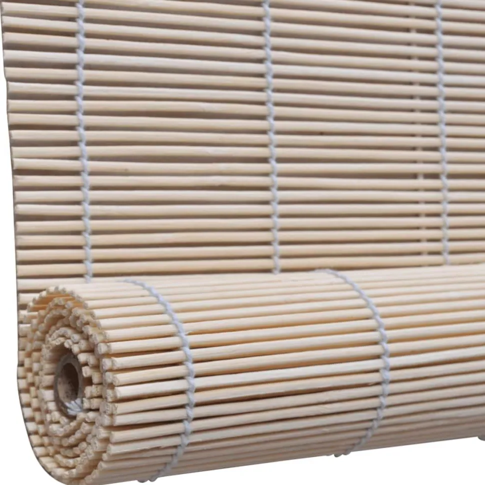 Luonnolliset bambu rullaverhot 2 kpl 120x160 cm