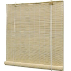 Luonnolliset bambu rullaverhot 80 x 160 cm