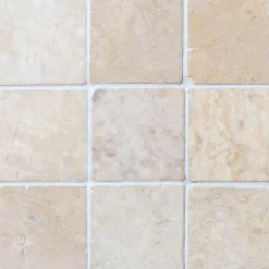 Luonnonkivilaatta Qualitystone Square White, 100 x 100 mm