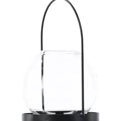 Lyhty Venture Home Flora, ø22cm, musta