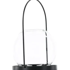 Lyhty Venture Home Flora, ø22cm, musta